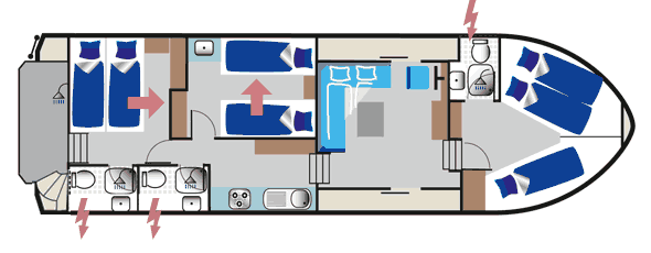 Kormoran 1290 Grundriss Grundriss der Kormoran 1290