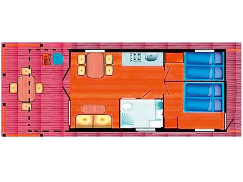 Grundriss Pedro h2home Grundriss (Hausboot)